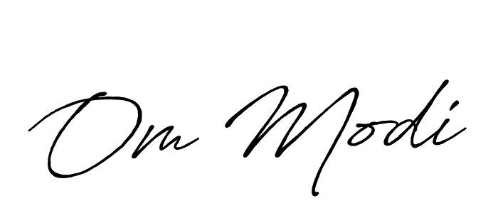 The best way (Antro_Vectra_Bolder) to make a short signature is to pick only two or three words in your name. The name Om Modi include a total of six letters. For converting this name. Om Modi signature style 7 images and pictures png