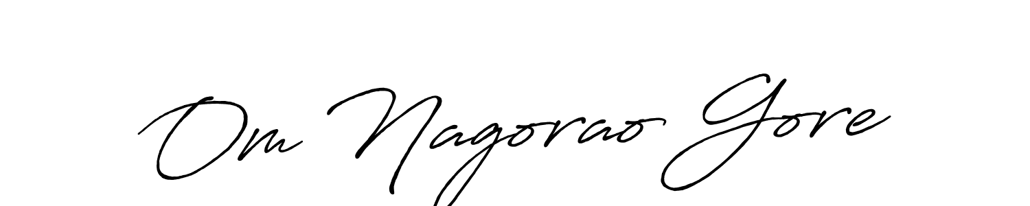 Antro_Vectra_Bolder is a professional signature style that is perfect for those who want to add a touch of class to their signature. It is also a great choice for those who want to make their signature more unique. Get Om Nagorao Gore name to fancy signature for free. Om Nagorao Gore signature style 7 images and pictures png