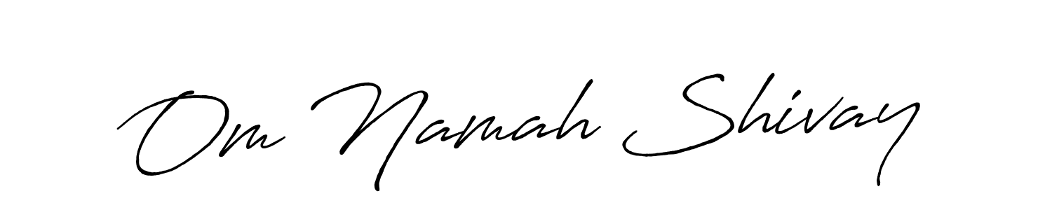 Once you've used our free online signature maker to create your best signature Antro_Vectra_Bolder style, it's time to enjoy all of the benefits that Om Namah Shivay name signing documents. Om Namah Shivay signature style 7 images and pictures png