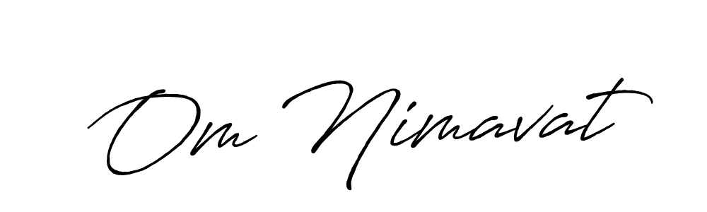 You can use this online signature creator to create a handwritten signature for the name Om Nimavat. This is the best online autograph maker. Om Nimavat signature style 7 images and pictures png