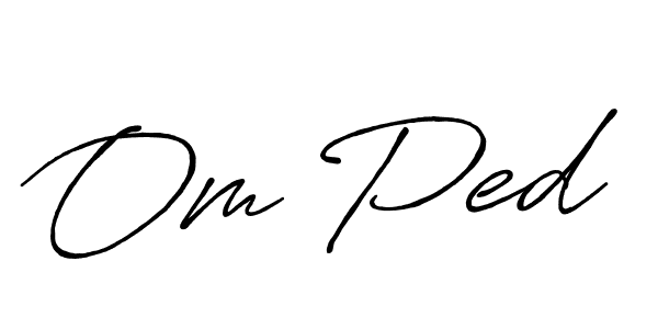 You can use this online signature creator to create a handwritten signature for the name Om Ped. This is the best online autograph maker. Om Ped signature style 7 images and pictures png