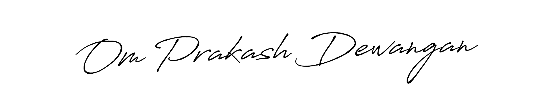 It looks lik you need a new signature style for name Om Prakash Dewangan. Design unique handwritten (Antro_Vectra_Bolder) signature with our free signature maker in just a few clicks. Om Prakash Dewangan signature style 7 images and pictures png