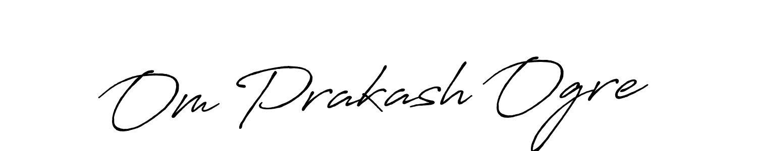 How to make Om Prakash Ogre signature? Antro_Vectra_Bolder is a professional autograph style. Create handwritten signature for Om Prakash Ogre name. Om Prakash Ogre signature style 7 images and pictures png