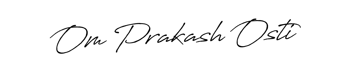 Make a beautiful signature design for name Om Prakash Osti. Use this online signature maker to create a handwritten signature for free. Om Prakash Osti signature style 7 images and pictures png