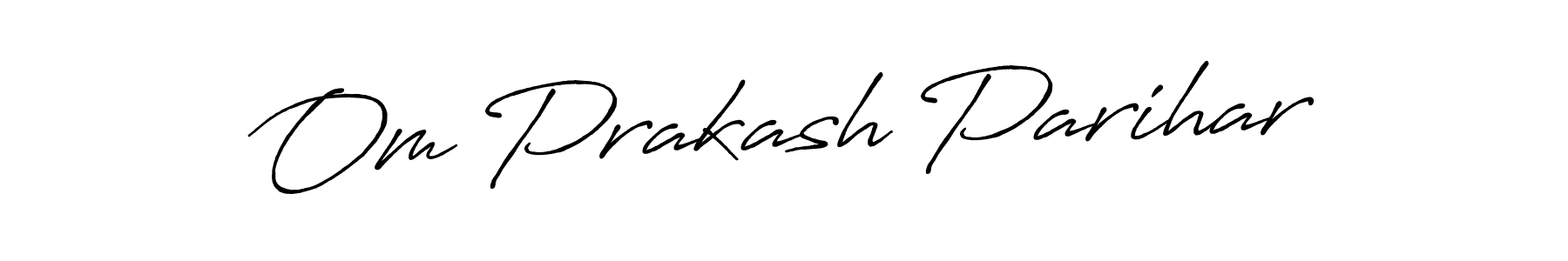 Similarly Antro_Vectra_Bolder is the best handwritten signature design. Signature creator online .You can use it as an online autograph creator for name Om Prakash Parihar. Om Prakash Parihar signature style 7 images and pictures png