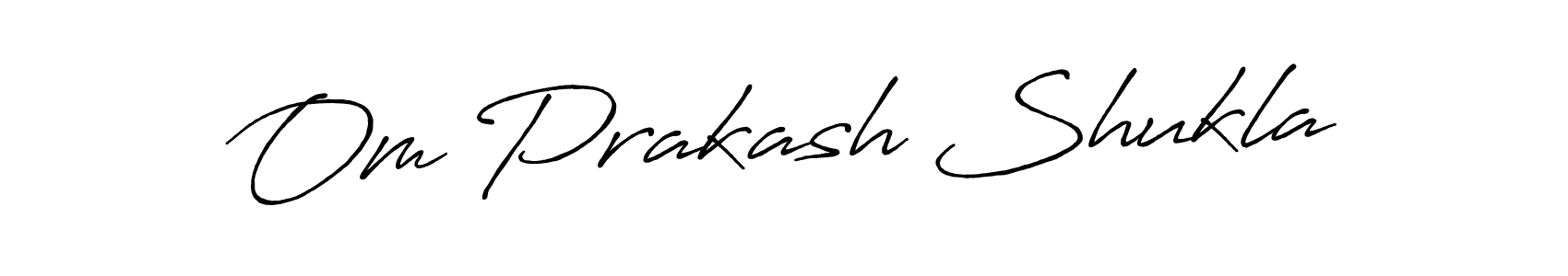 Also we have Om Prakash Shukla name is the best signature style. Create professional handwritten signature collection using Antro_Vectra_Bolder autograph style. Om Prakash Shukla signature style 7 images and pictures png