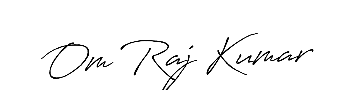 How to make Om Raj Kumar signature? Antro_Vectra_Bolder is a professional autograph style. Create handwritten signature for Om Raj Kumar name. Om Raj Kumar signature style 7 images and pictures png