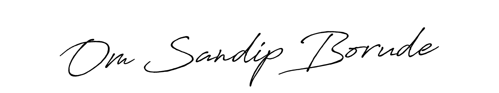 Once you've used our free online signature maker to create your best signature Antro_Vectra_Bolder style, it's time to enjoy all of the benefits that Om Sandip Borude name signing documents. Om Sandip Borude signature style 7 images and pictures png