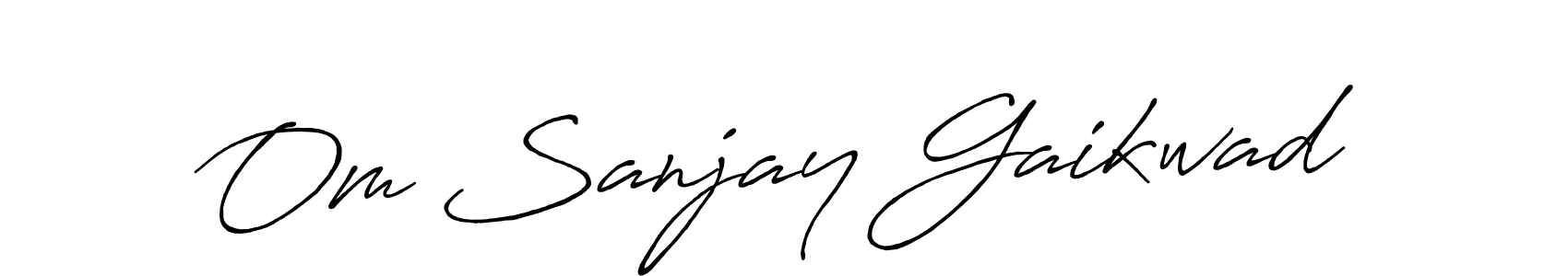 You should practise on your own different ways (Antro_Vectra_Bolder) to write your name (Om Sanjay Gaikwad) in signature. don't let someone else do it for you. Om Sanjay Gaikwad signature style 7 images and pictures png