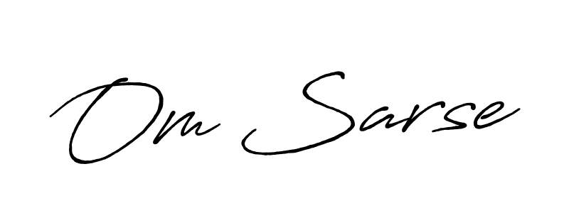 The best way (Antro_Vectra_Bolder) to make a short signature is to pick only two or three words in your name. The name Om Sarse include a total of six letters. For converting this name. Om Sarse signature style 7 images and pictures png