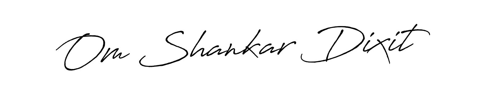 Design your own signature with our free online signature maker. With this signature software, you can create a handwritten (Antro_Vectra_Bolder) signature for name Om Shankar Dixit. Om Shankar Dixit signature style 7 images and pictures png