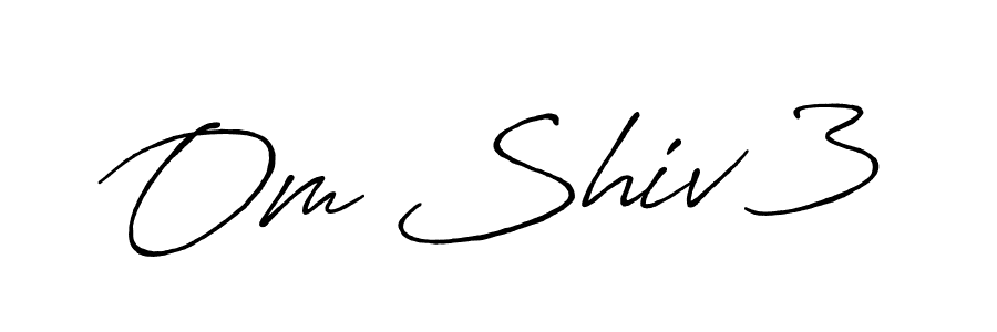 Similarly Antro_Vectra_Bolder is the best handwritten signature design. Signature creator online .You can use it as an online autograph creator for name Om Shiv 3. Om Shiv 3 signature style 7 images and pictures png