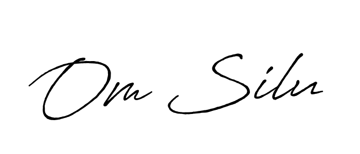 You can use this online signature creator to create a handwritten signature for the name Om Silu. This is the best online autograph maker. Om Silu signature style 7 images and pictures png