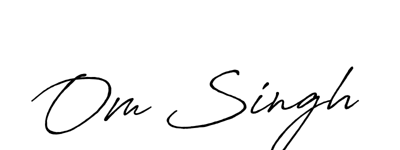 Similarly Antro_Vectra_Bolder is the best handwritten signature design. Signature creator online .You can use it as an online autograph creator for name Om Singh. Om Singh signature style 7 images and pictures png