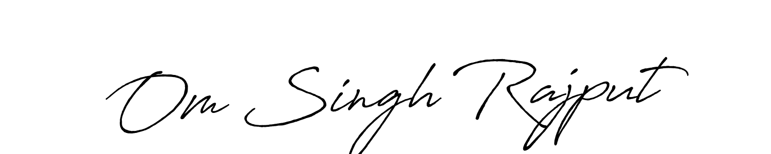 Make a short Om Singh Rajput signature style. Manage your documents anywhere anytime using Antro_Vectra_Bolder. Create and add eSignatures, submit forms, share and send files easily. Om Singh Rajput signature style 7 images and pictures png
