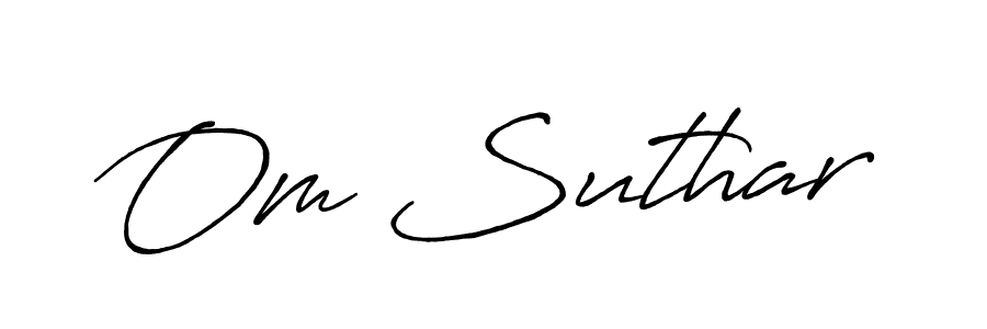 Make a beautiful signature design for name Om Suthar. Use this online signature maker to create a handwritten signature for free. Om Suthar signature style 7 images and pictures png