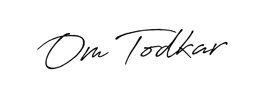 Best and Professional Signature Style for Om Todkar. Antro_Vectra_Bolder Best Signature Style Collection. Om Todkar signature style 7 images and pictures png