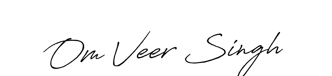 Make a beautiful signature design for name Om Veer Singh. Use this online signature maker to create a handwritten signature for free. Om Veer Singh signature style 7 images and pictures png