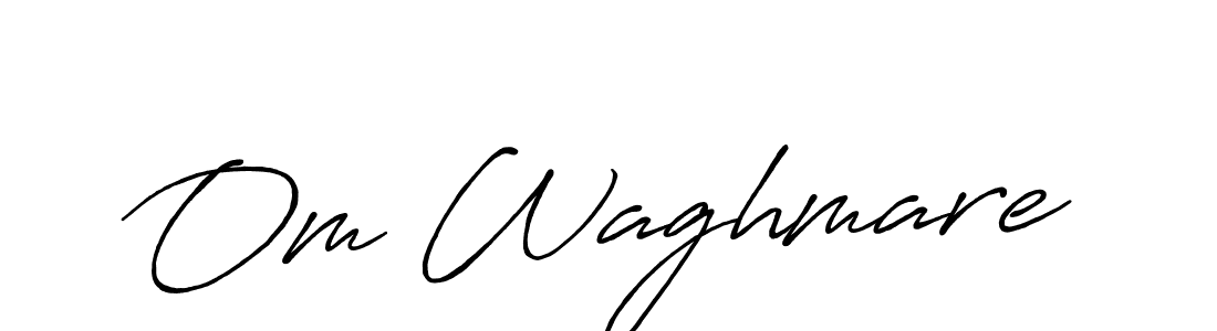 Make a beautiful signature design for name Om Waghmare. Use this online signature maker to create a handwritten signature for free. Om Waghmare signature style 7 images and pictures png