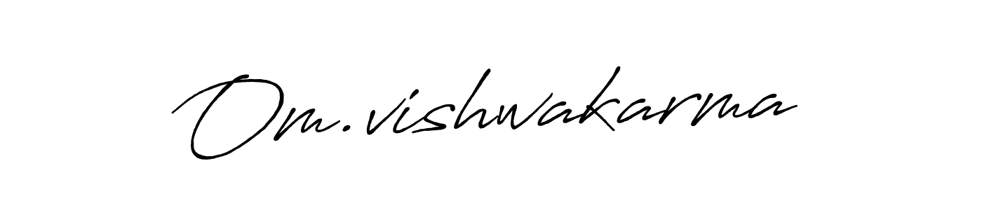 You should practise on your own different ways (Antro_Vectra_Bolder) to write your name (Om.vishwakarma) in signature. don't let someone else do it for you. Om.vishwakarma signature style 7 images and pictures png