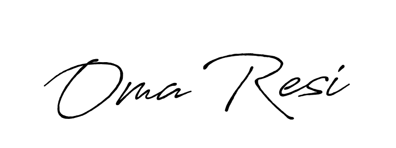 Make a short Oma Resi signature style. Manage your documents anywhere anytime using Antro_Vectra_Bolder. Create and add eSignatures, submit forms, share and send files easily. Oma Resi signature style 7 images and pictures png