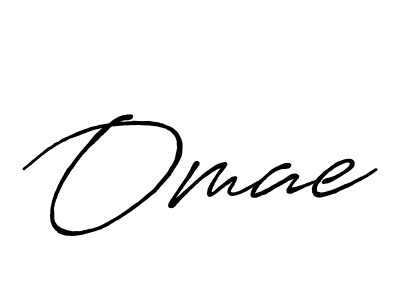 Create a beautiful signature design for name Omae. With this signature (Antro_Vectra_Bolder) fonts, you can make a handwritten signature for free. Omae signature style 7 images and pictures png
