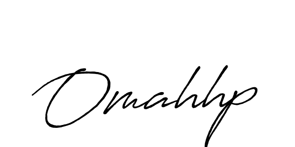Also we have Omahhp name is the best signature style. Create professional handwritten signature collection using Antro_Vectra_Bolder autograph style. Omahhp signature style 7 images and pictures png