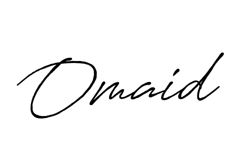 Make a beautiful signature design for name Omaid. With this signature (Antro_Vectra_Bolder) style, you can create a handwritten signature for free. Omaid signature style 7 images and pictures png