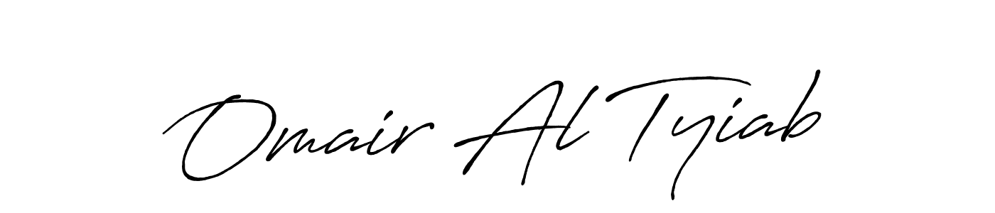You can use this online signature creator to create a handwritten signature for the name Omair Al Tyiab. This is the best online autograph maker. Omair Al Tyiab signature style 7 images and pictures png