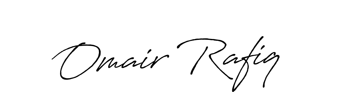 How to make Omair Rafiq signature? Antro_Vectra_Bolder is a professional autograph style. Create handwritten signature for Omair Rafiq name. Omair Rafiq signature style 7 images and pictures png