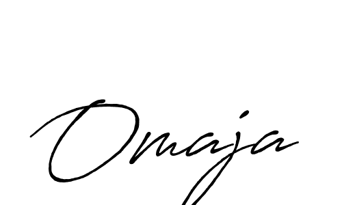 Make a beautiful signature design for name Omaja. With this signature (Antro_Vectra_Bolder) style, you can create a handwritten signature for free. Omaja signature style 7 images and pictures png
