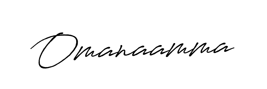 Create a beautiful signature design for name Omanaamma. With this signature (Antro_Vectra_Bolder) fonts, you can make a handwritten signature for free. Omanaamma signature style 7 images and pictures png