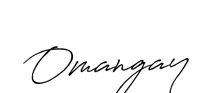 Once you've used our free online signature maker to create your best signature Antro_Vectra_Bolder style, it's time to enjoy all of the benefits that Omangay name signing documents. Omangay signature style 7 images and pictures png