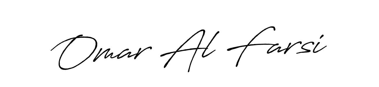 How to make Omar Al Farsi signature? Antro_Vectra_Bolder is a professional autograph style. Create handwritten signature for Omar Al Farsi name. Omar Al Farsi signature style 7 images and pictures png