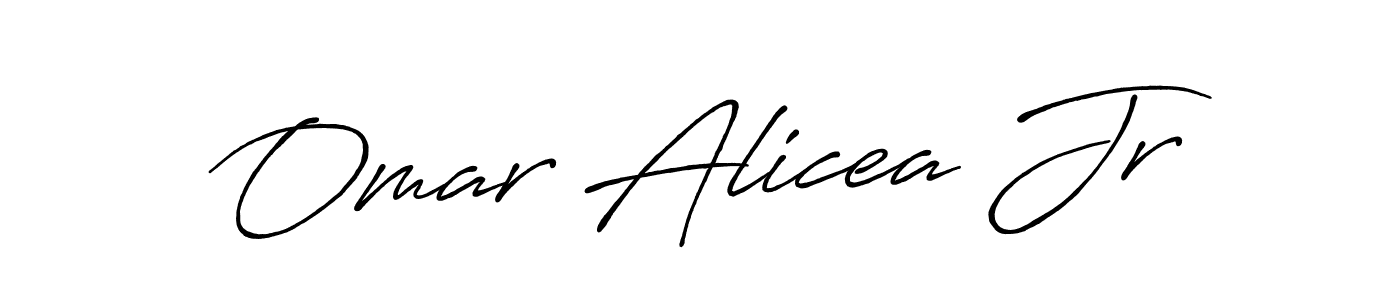 Use a signature maker to create a handwritten signature online. With this signature software, you can design (Antro_Vectra_Bolder) your own signature for name Omar Alicea Jr. Omar Alicea Jr signature style 7 images and pictures png