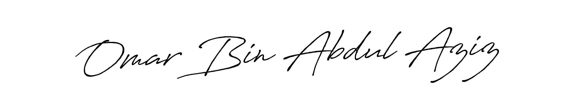 Make a short Omar Bin Abdul Aziz signature style. Manage your documents anywhere anytime using Antro_Vectra_Bolder. Create and add eSignatures, submit forms, share and send files easily. Omar Bin Abdul Aziz signature style 7 images and pictures png