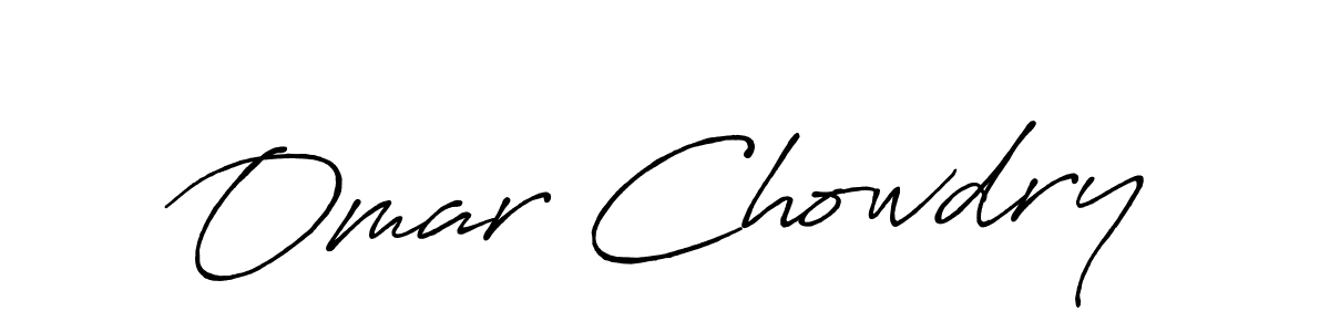 Antro_Vectra_Bolder is a professional signature style that is perfect for those who want to add a touch of class to their signature. It is also a great choice for those who want to make their signature more unique. Get Omar Chowdry name to fancy signature for free. Omar Chowdry signature style 7 images and pictures png