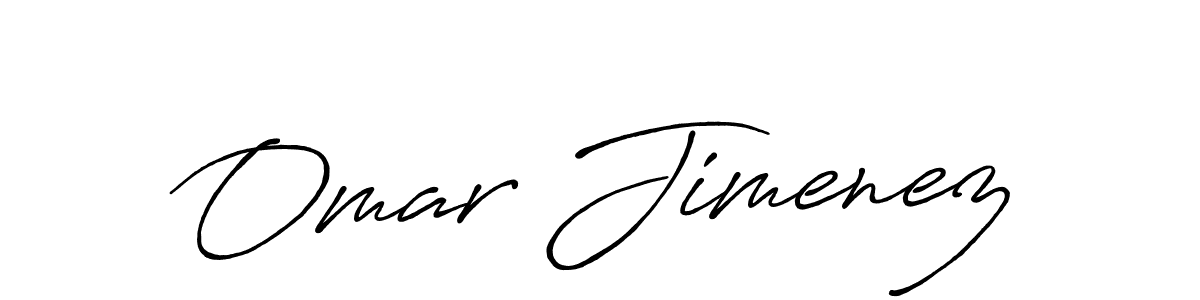 Design your own signature with our free online signature maker. With this signature software, you can create a handwritten (Antro_Vectra_Bolder) signature for name Omar Jimenez. Omar Jimenez signature style 7 images and pictures png