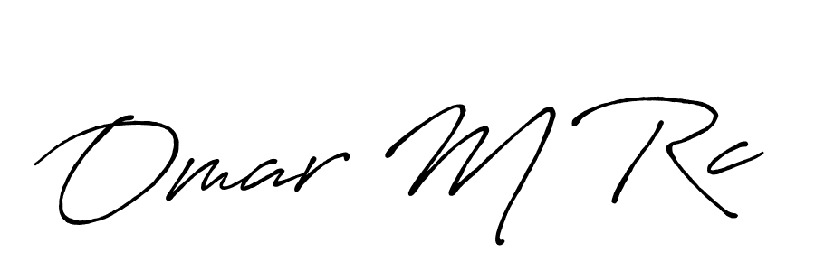 It looks lik you need a new signature style for name Omar M Rc. Design unique handwritten (Antro_Vectra_Bolder) signature with our free signature maker in just a few clicks. Omar M Rc signature style 7 images and pictures png