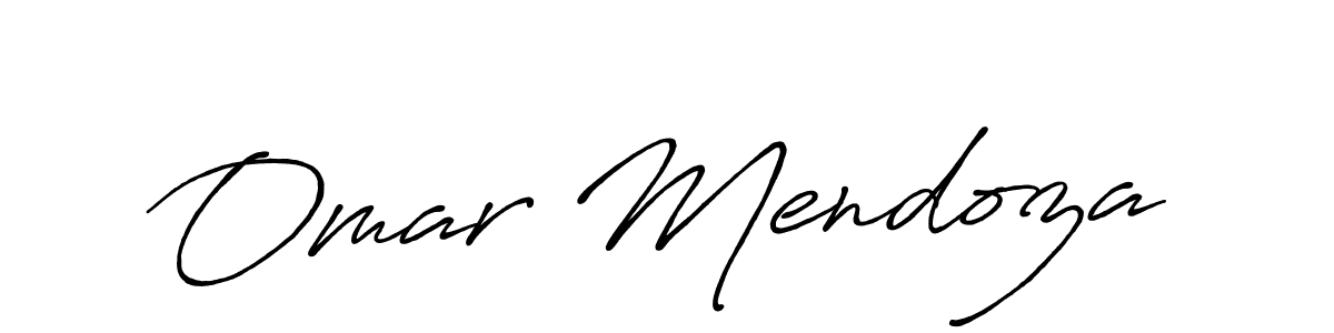 It looks lik you need a new signature style for name Omar Mendoza. Design unique handwritten (Antro_Vectra_Bolder) signature with our free signature maker in just a few clicks. Omar Mendoza signature style 7 images and pictures png