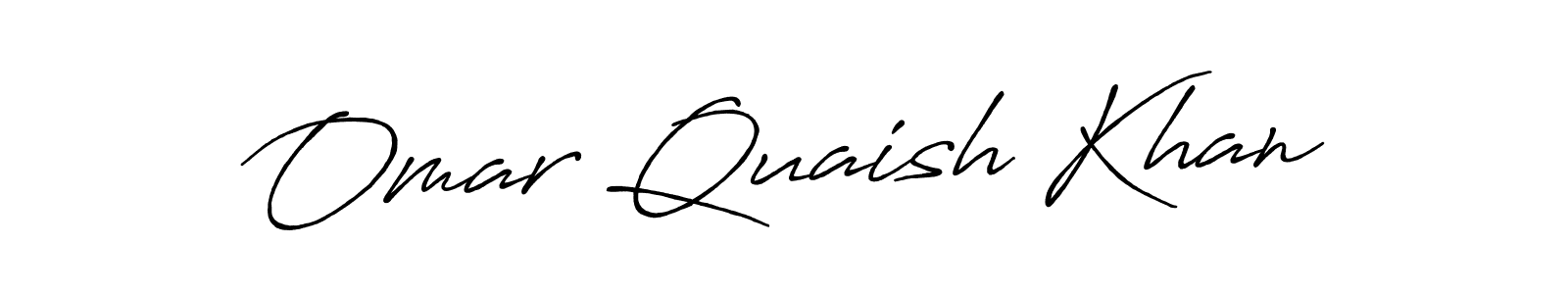 Antro_Vectra_Bolder is a professional signature style that is perfect for those who want to add a touch of class to their signature. It is also a great choice for those who want to make their signature more unique. Get Omar Quaish Khan name to fancy signature for free. Omar Quaish Khan signature style 7 images and pictures png