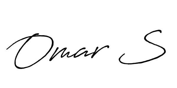 Best and Professional Signature Style for Omar S. Antro_Vectra_Bolder Best Signature Style Collection. Omar S signature style 7 images and pictures png