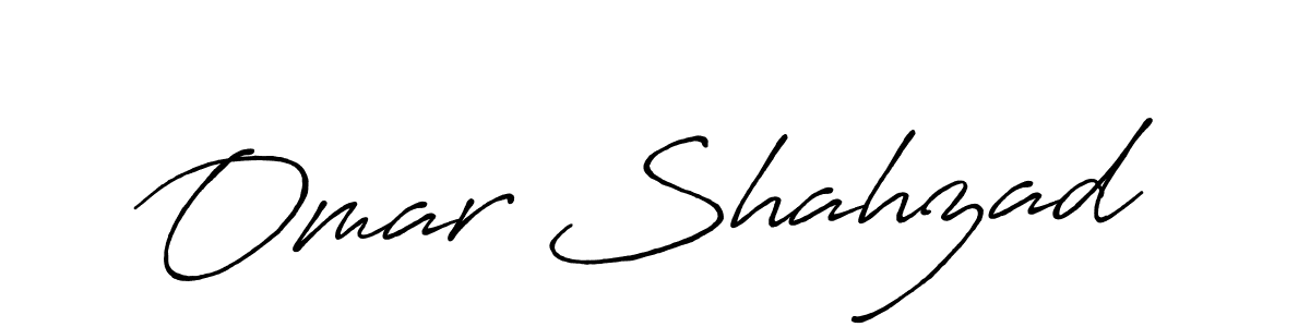 Omar Shahzad stylish signature style. Best Handwritten Sign (Antro_Vectra_Bolder) for my name. Handwritten Signature Collection Ideas for my name Omar Shahzad. Omar Shahzad signature style 7 images and pictures png