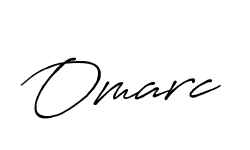 How to make Omarc name signature. Use Antro_Vectra_Bolder style for creating short signs online. This is the latest handwritten sign. Omarc signature style 7 images and pictures png