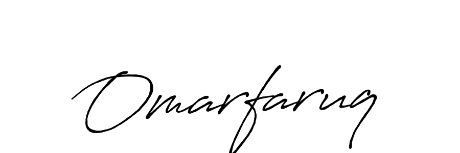How to make Omarfaruq name signature. Use Antro_Vectra_Bolder style for creating short signs online. This is the latest handwritten sign. Omarfaruq signature style 7 images and pictures png