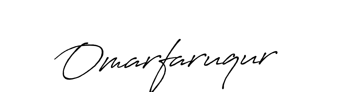 Design your own signature with our free online signature maker. With this signature software, you can create a handwritten (Antro_Vectra_Bolder) signature for name Omarfaruqur. Omarfaruqur signature style 7 images and pictures png