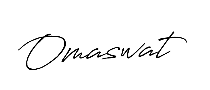Omaswat stylish signature style. Best Handwritten Sign (Antro_Vectra_Bolder) for my name. Handwritten Signature Collection Ideas for my name Omaswat. Omaswat signature style 7 images and pictures png