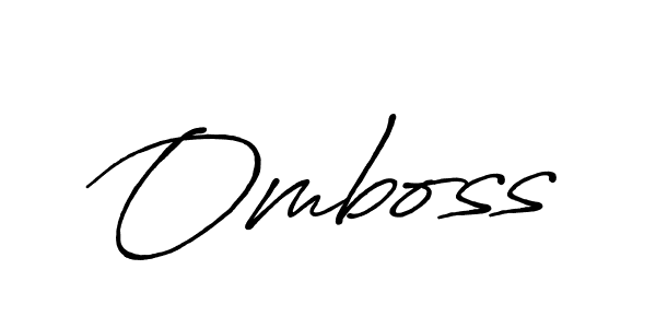 Make a beautiful signature design for name Omboss. With this signature (Antro_Vectra_Bolder) style, you can create a handwritten signature for free. Omboss signature style 7 images and pictures png