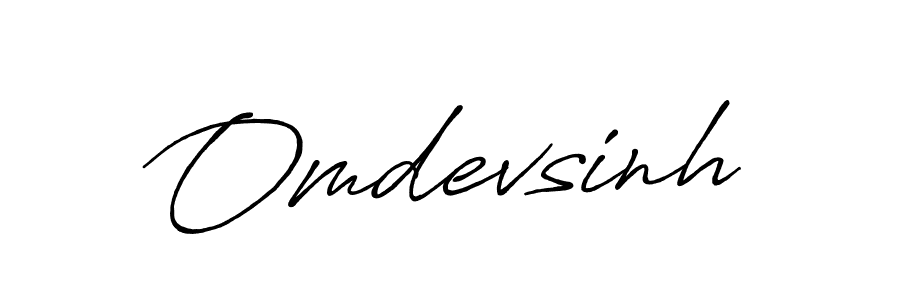 Also we have Omdevsinh name is the best signature style. Create professional handwritten signature collection using Antro_Vectra_Bolder autograph style. Omdevsinh signature style 7 images and pictures png