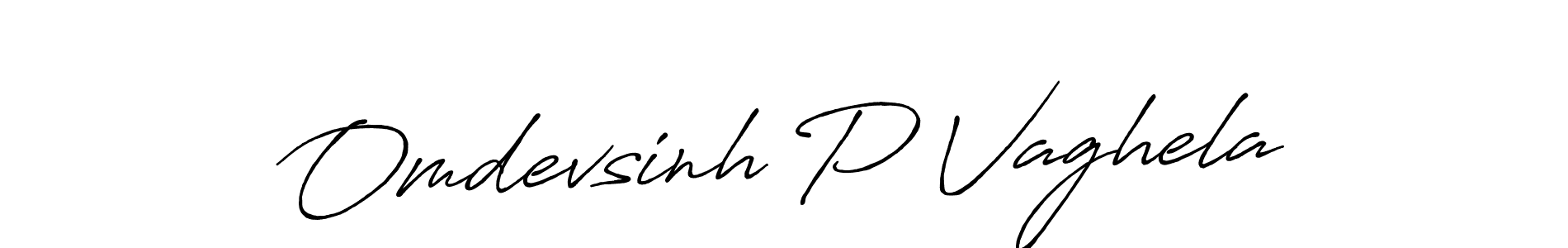 Make a beautiful signature design for name Omdevsinh P Vaghela. Use this online signature maker to create a handwritten signature for free. Omdevsinh P Vaghela signature style 7 images and pictures png